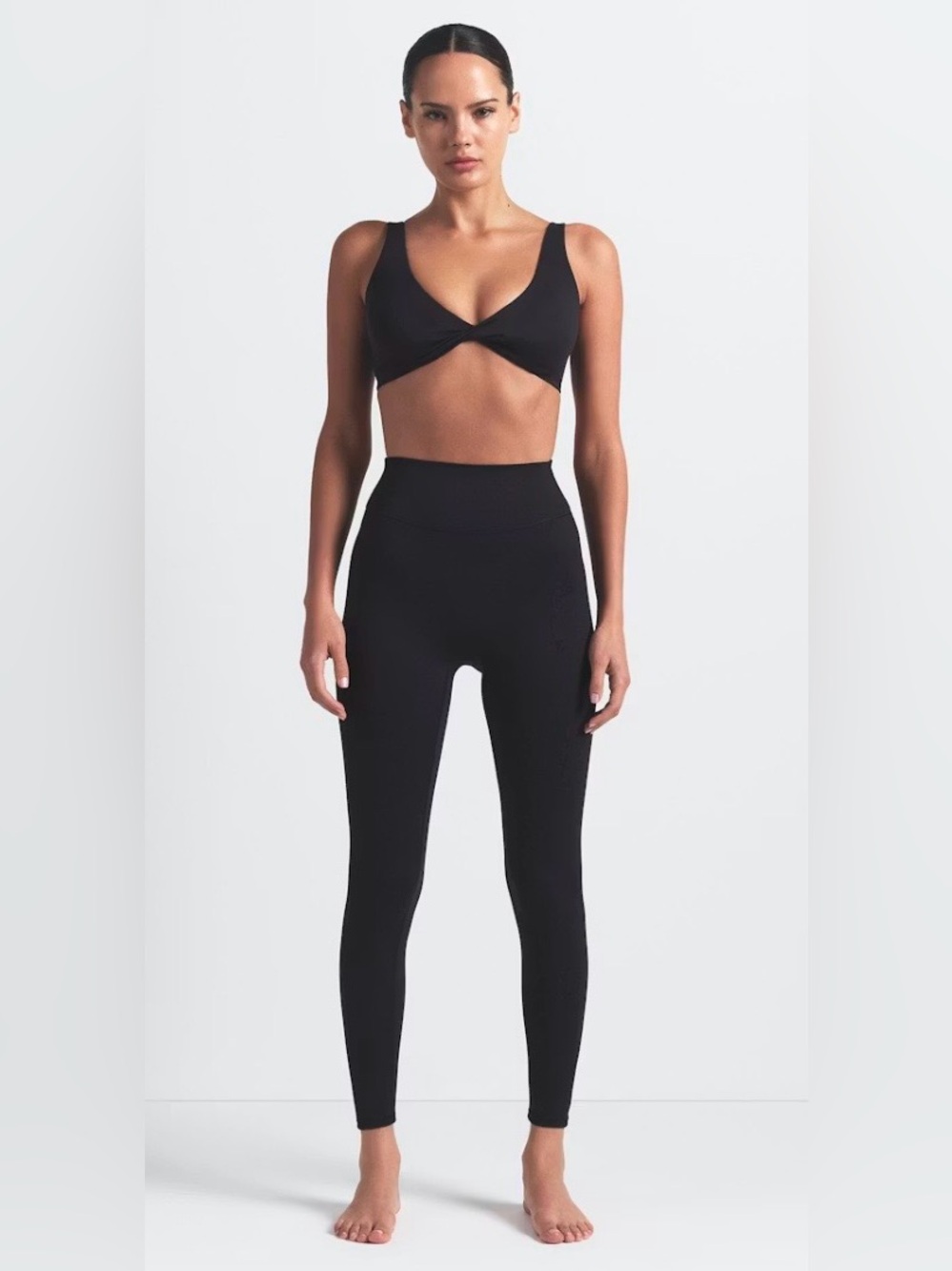 NikeSkims Matte NWT High-Waist Obsidian Black Sculpting Leggings Size L